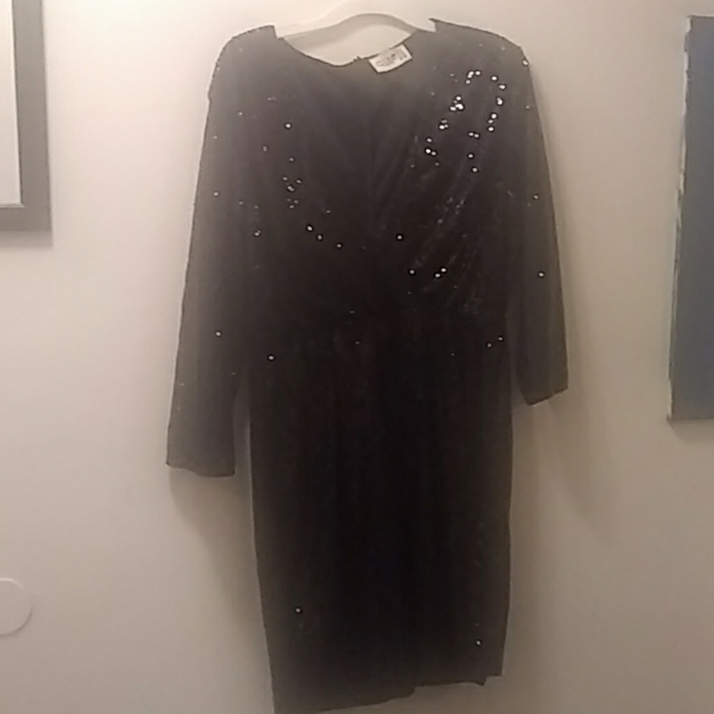 Size 22 black sequins dress